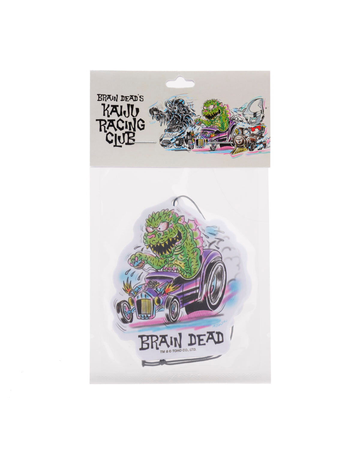 Brain Dead x Godzilla Kaiju Racing Team Air Freshener - Multi