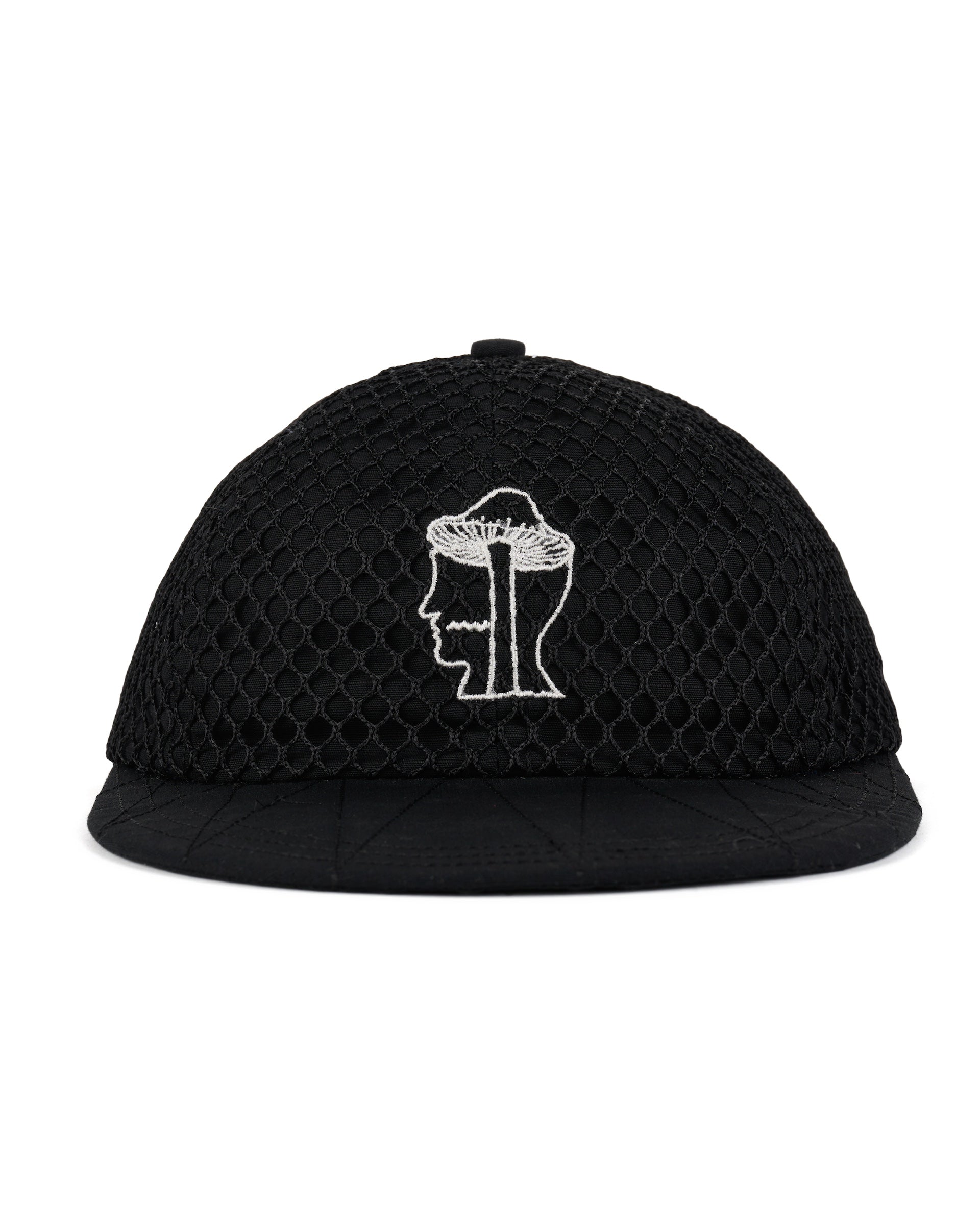 Brain Dead x Nation Fishing Co Long Bill Mesh Hat - Black
