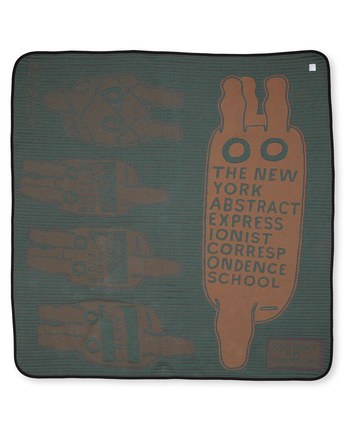 Brain Dead x Ray Johnson BYBORRE Knitted Blanket - Green