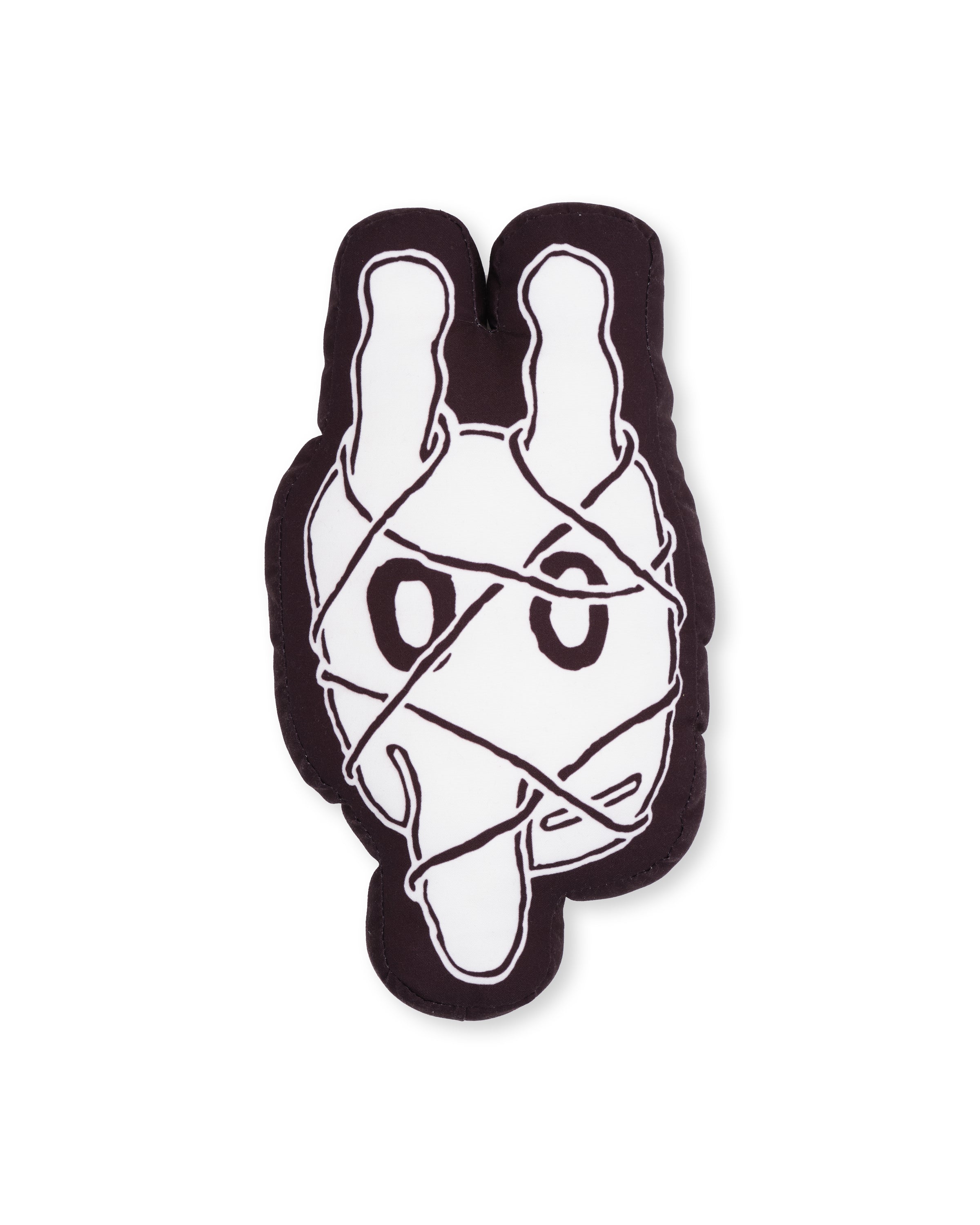 Brain Dead x Ray Johnson Shaped Printed Pillow - Black
