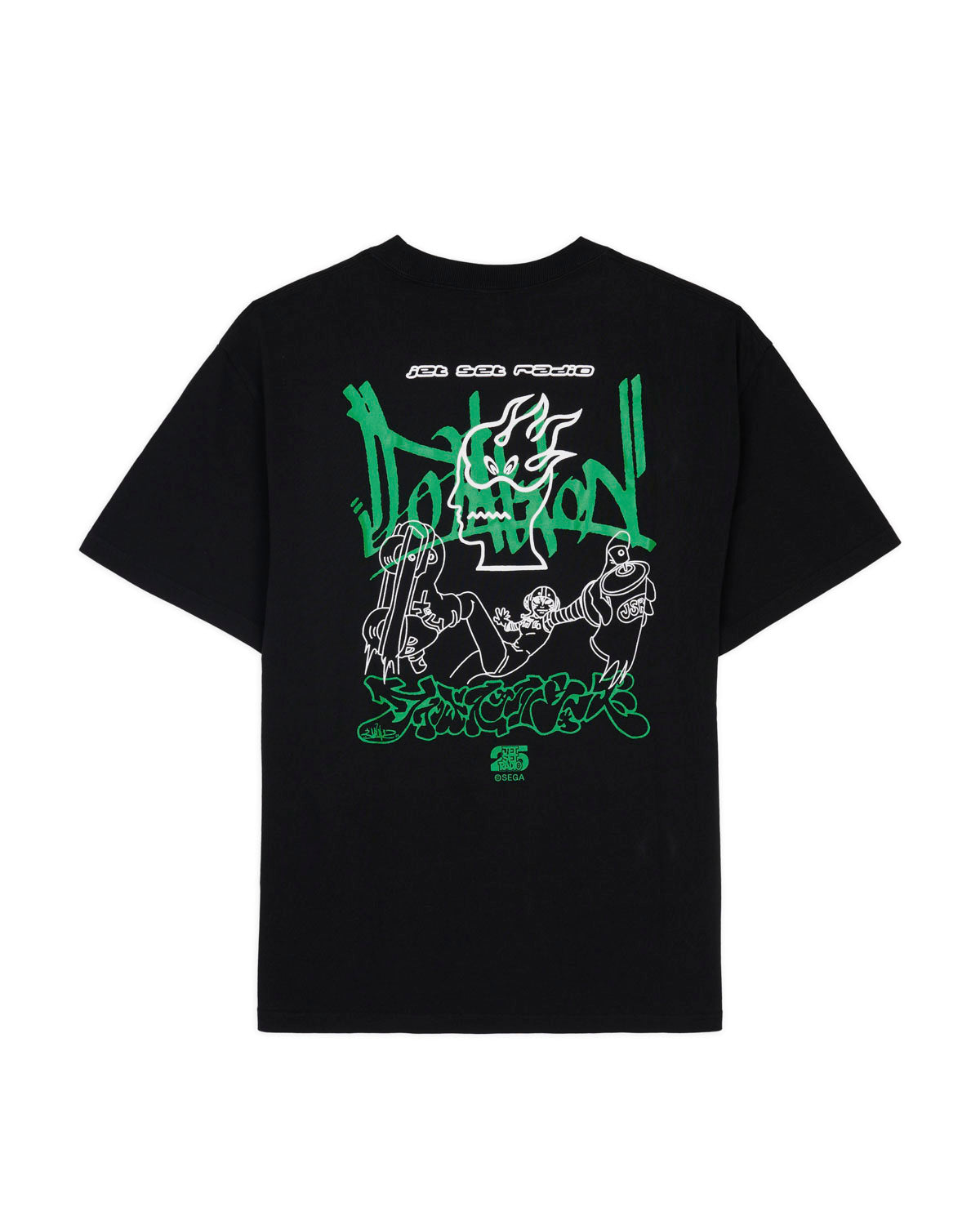 Brain Dead x Sega: Jet Set Radio T-shirt - Black