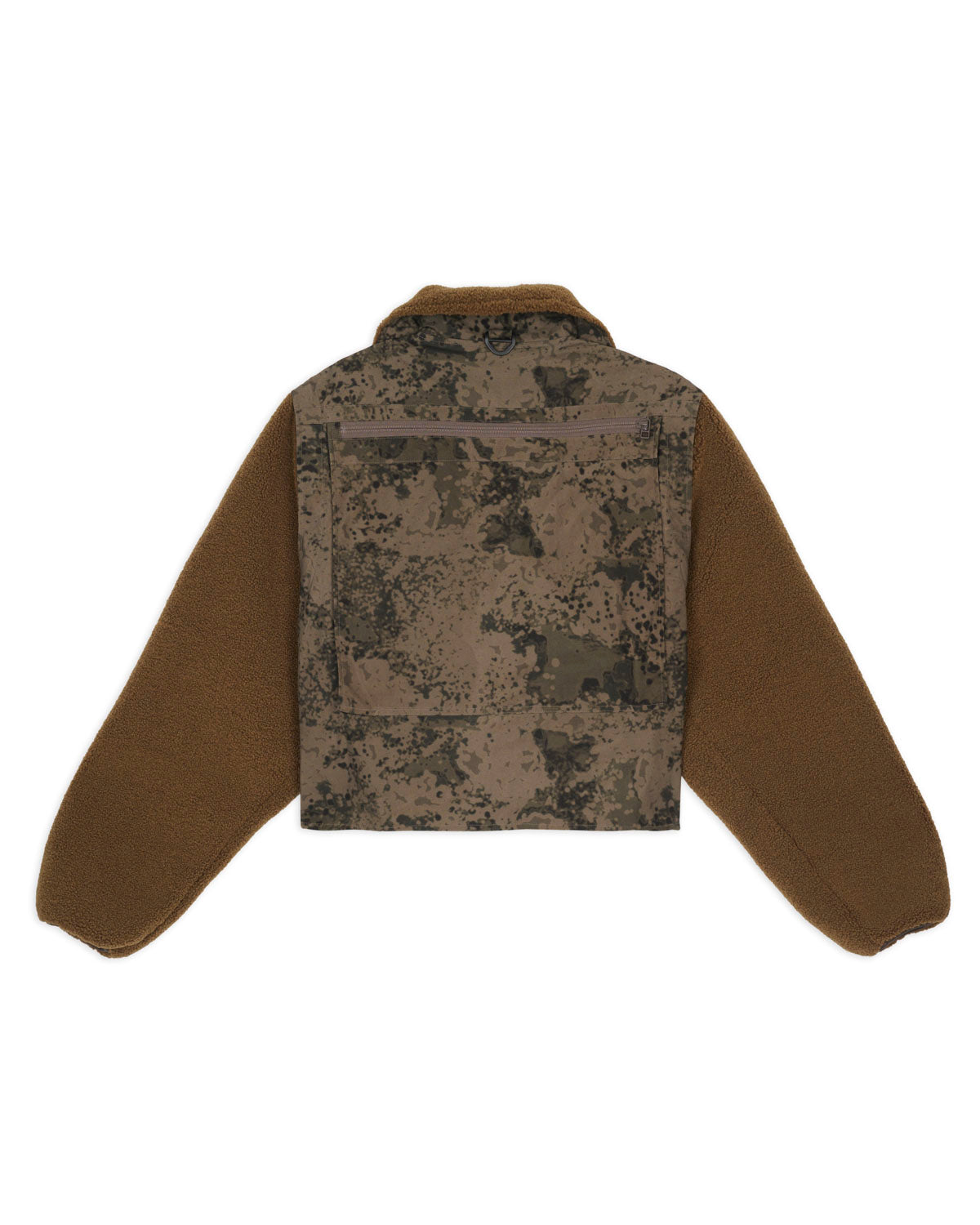 Brain Dead x South2 West8 Fleece Sleeve Tenkara Short Jacket - Grey