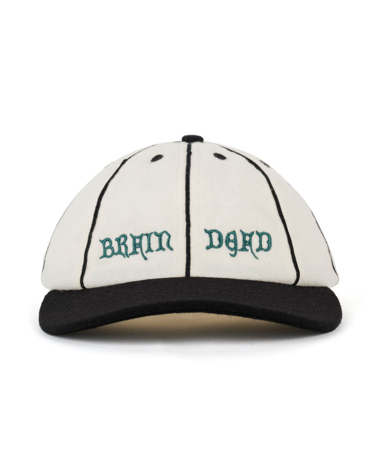 Wool Flannel 8 Panel Hat - Natural