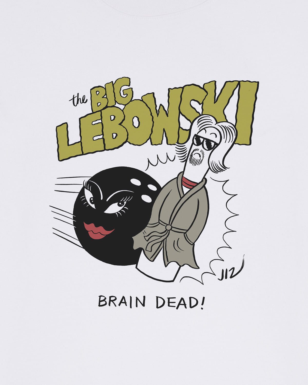 Brain Dead x The Big Lebowski Pin Head T-shirt - White