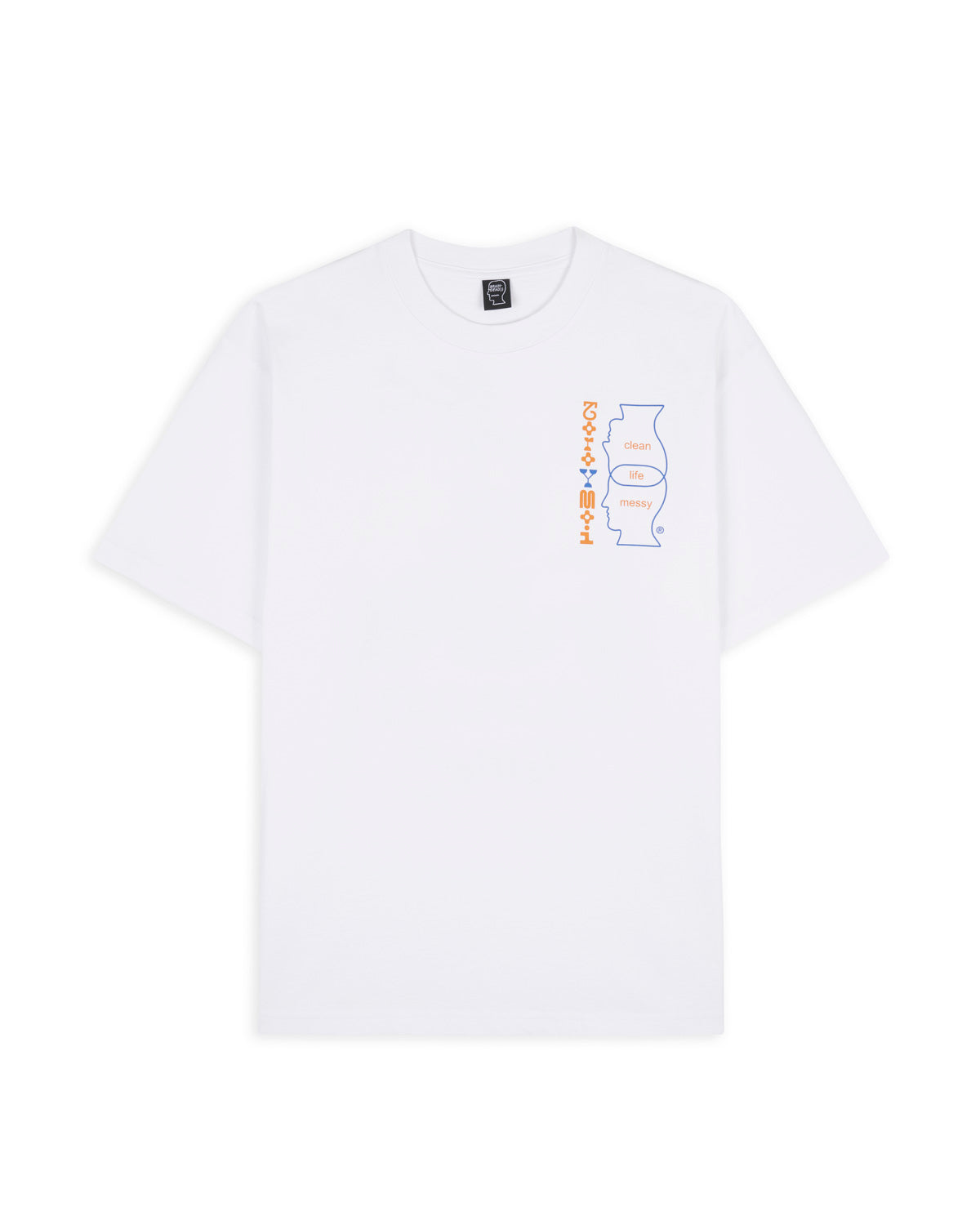 Brain Dead x Toro y Moi Organic Time Tee - White