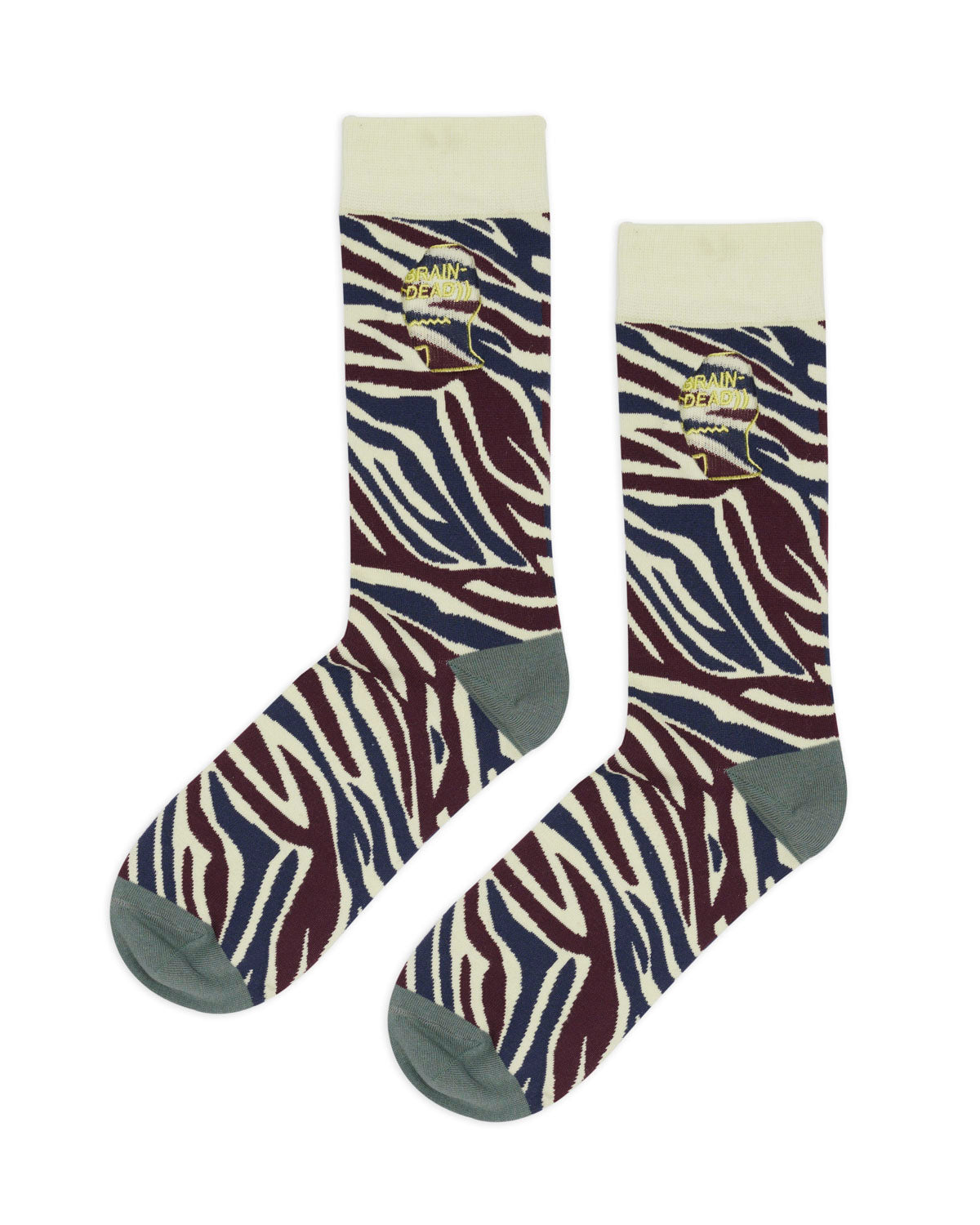 Logohead Dress Socks - Multi Zebra