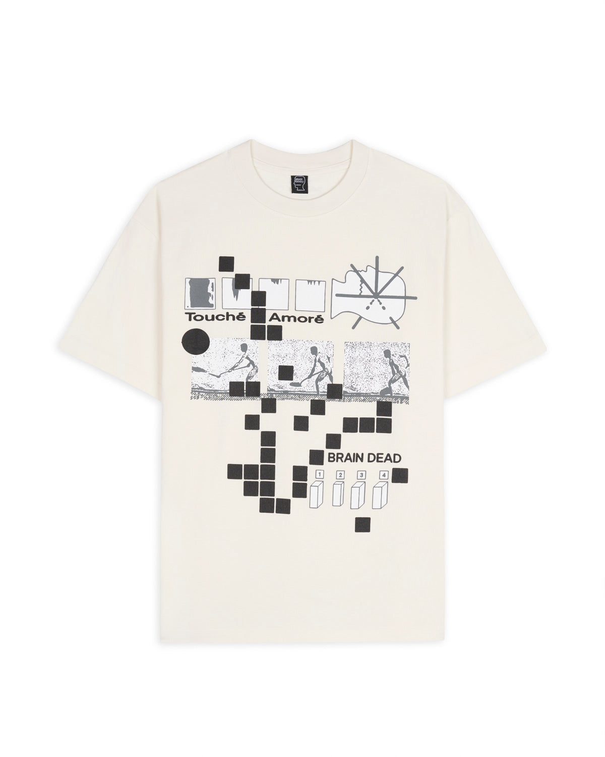Brain Dead x Touché Amoré T-shirt - Natural