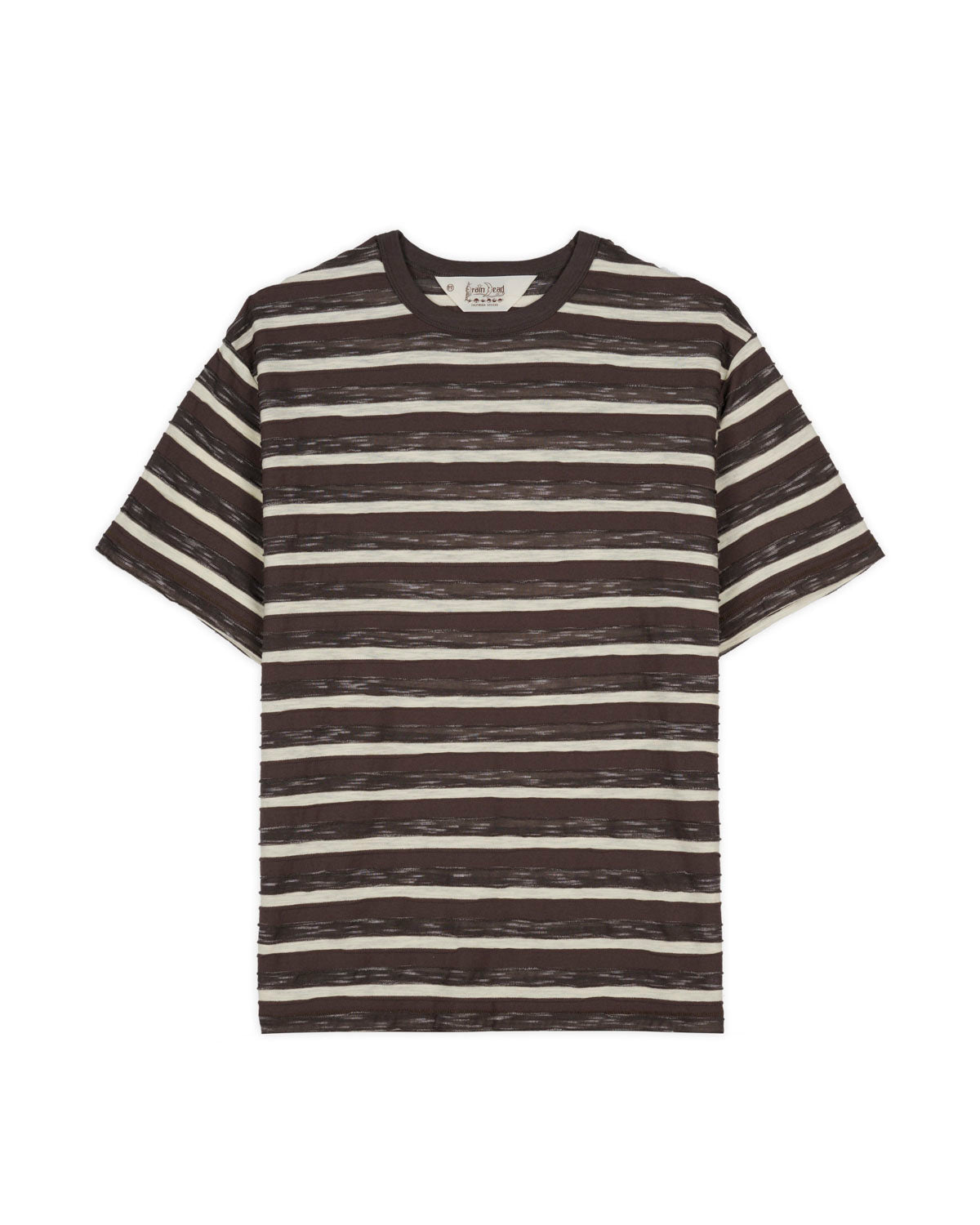 Casey Striped T-shirt - Brown