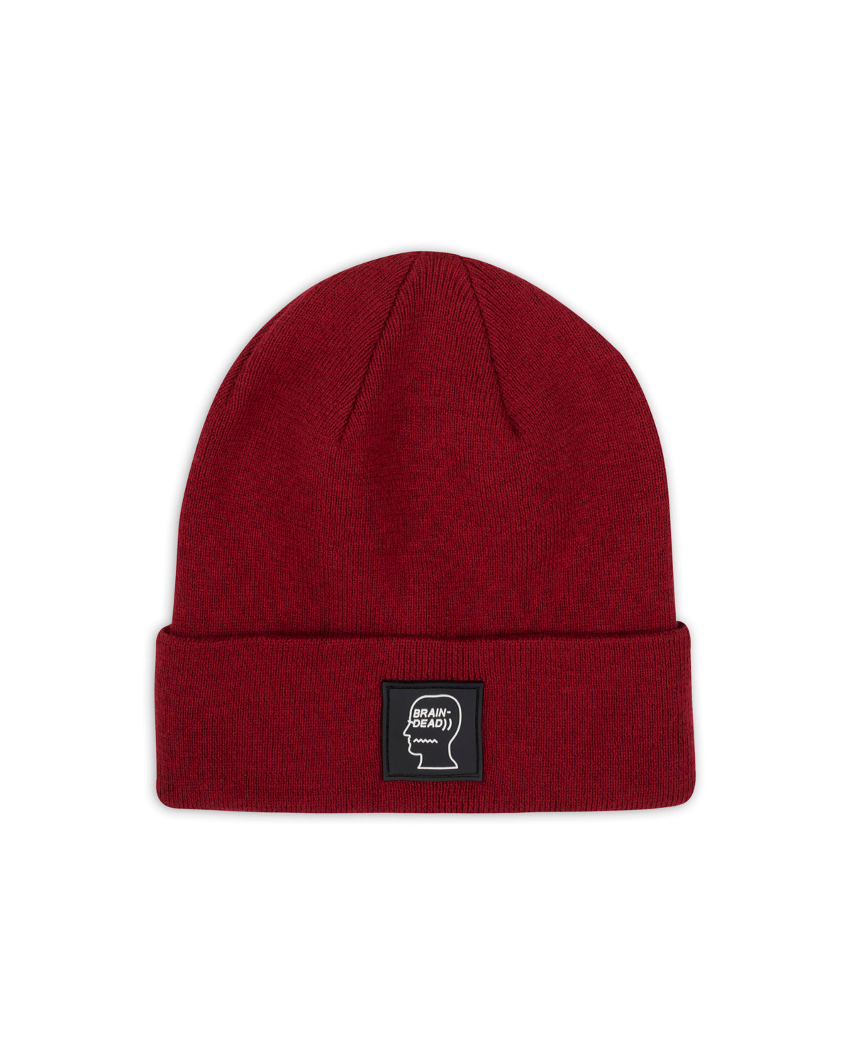 Classic Logo Head Wool Beanie - Maroon