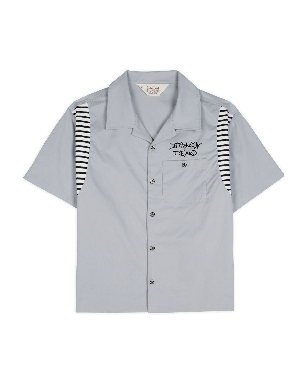 Cobra Flocked Bowling Shirt - Stone