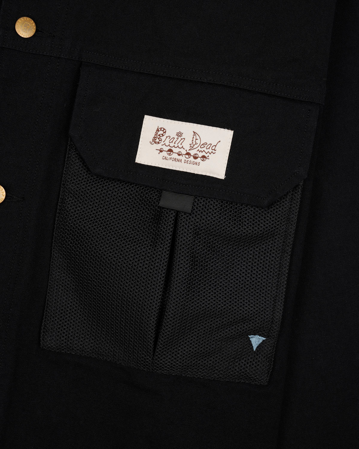 Cropped Chore Jacket - Black