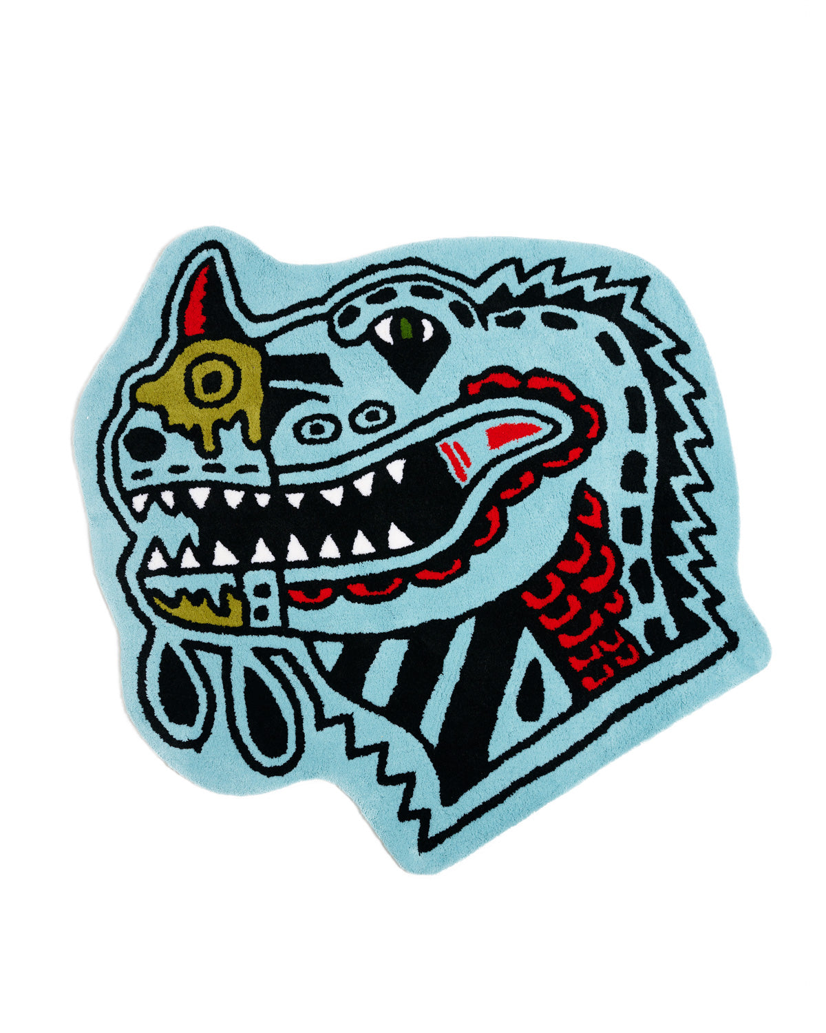 Gary Panter Dragon Rug 4ft - Blue