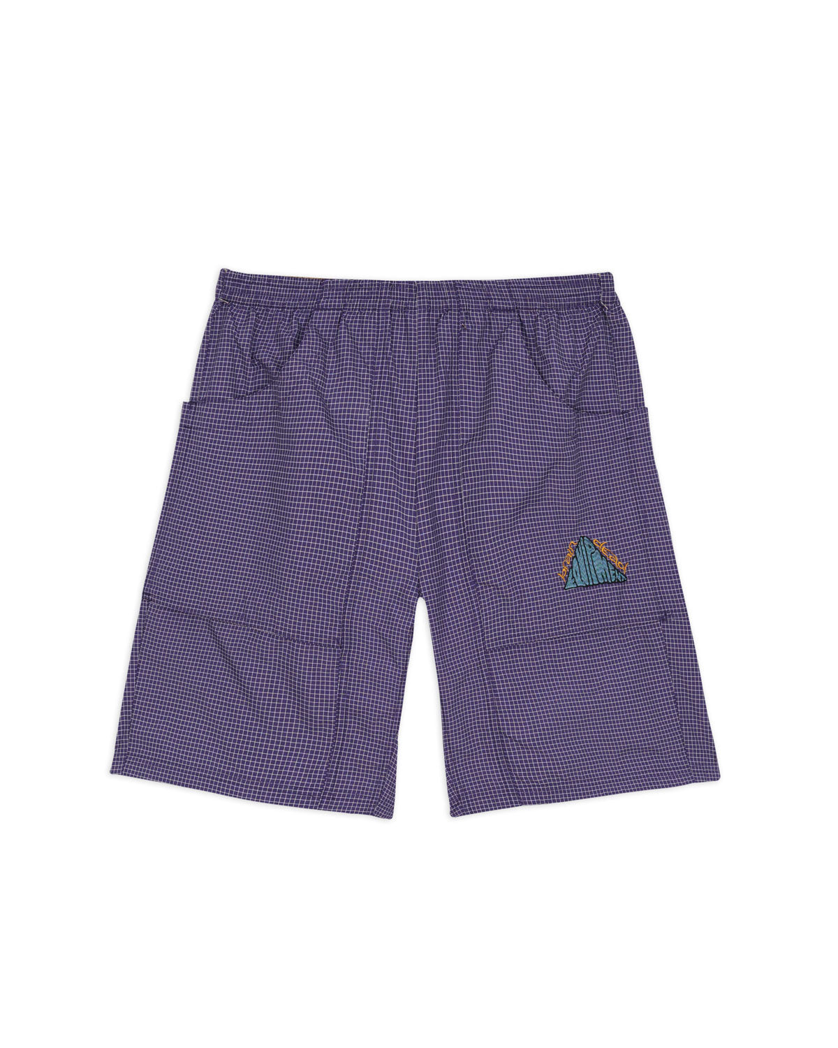 Gridded Ripstop Utility Short - Blueberry