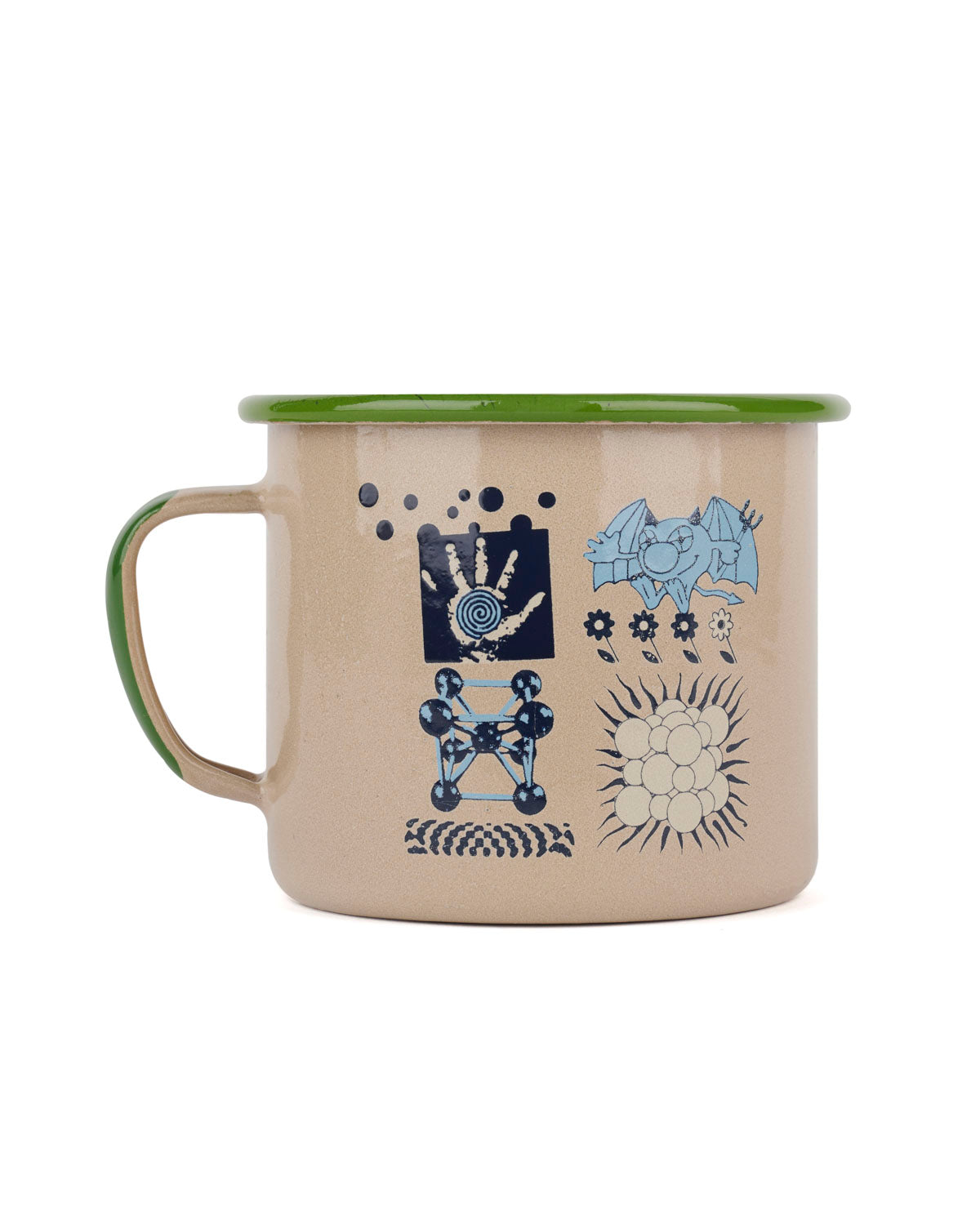 Infinite Gestures Enamel Mug - Dusty Rose