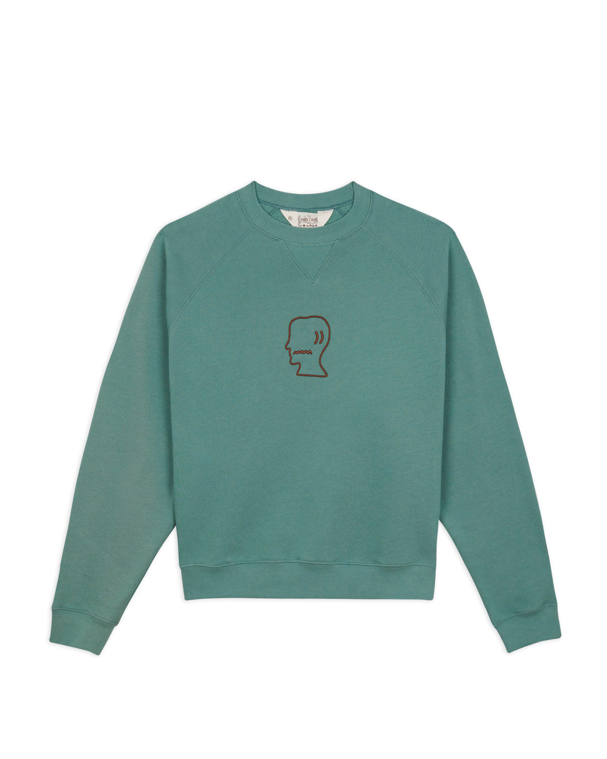 Logo Head Raglan Crewneck - Avocado