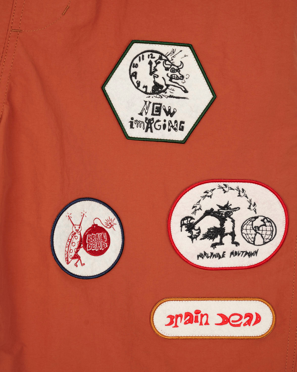 Nylon Baggy Climber Short - Rust
