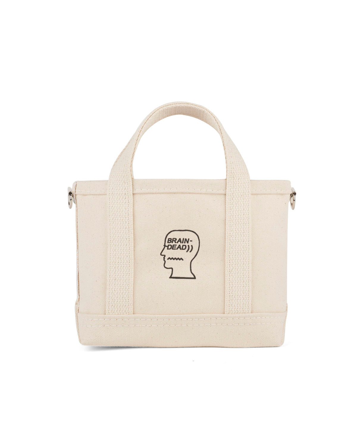 Brain Dead x Steele Logohead Canvas Mini Tote - Natural