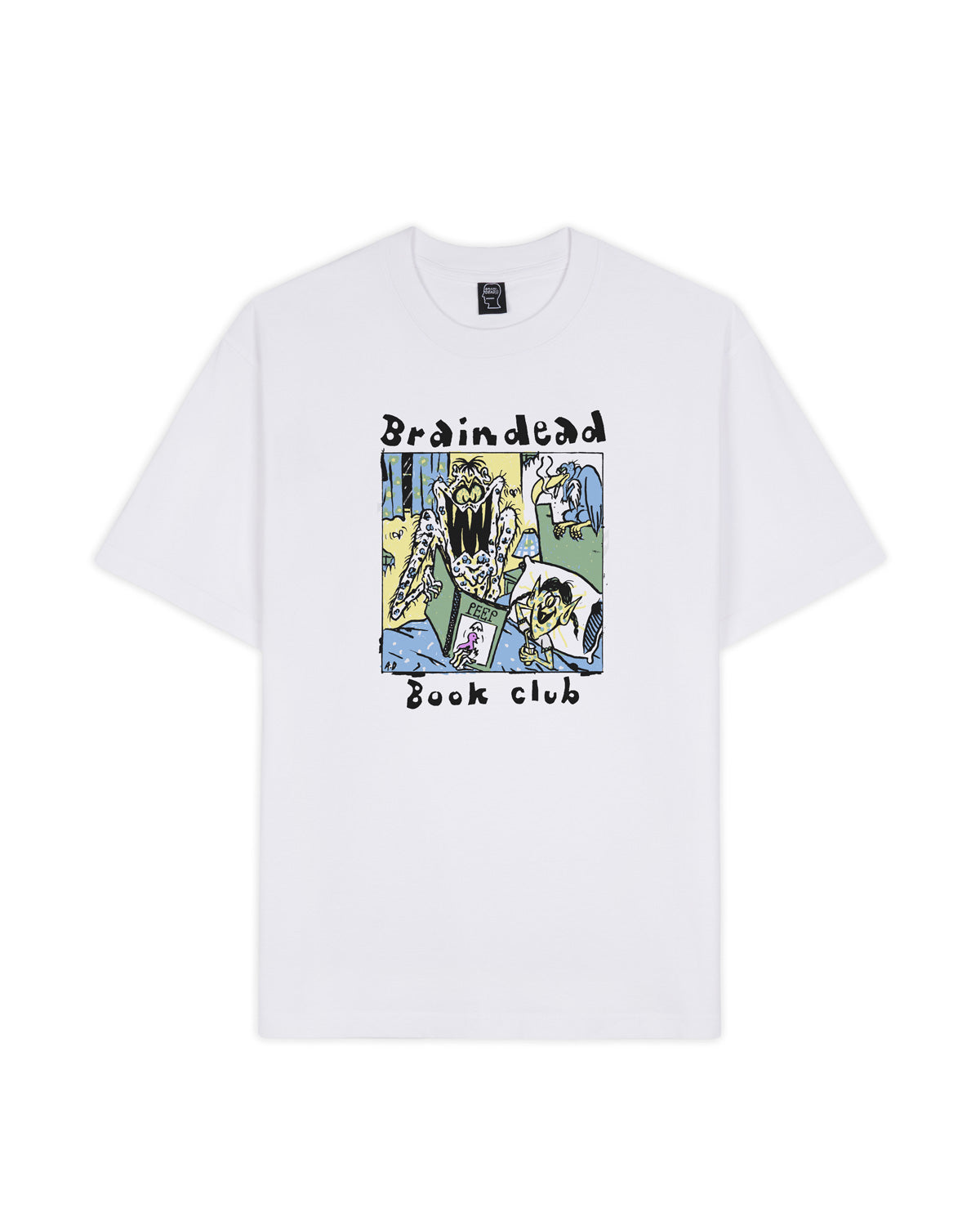 Brain Dead Book Club T-shirt - White