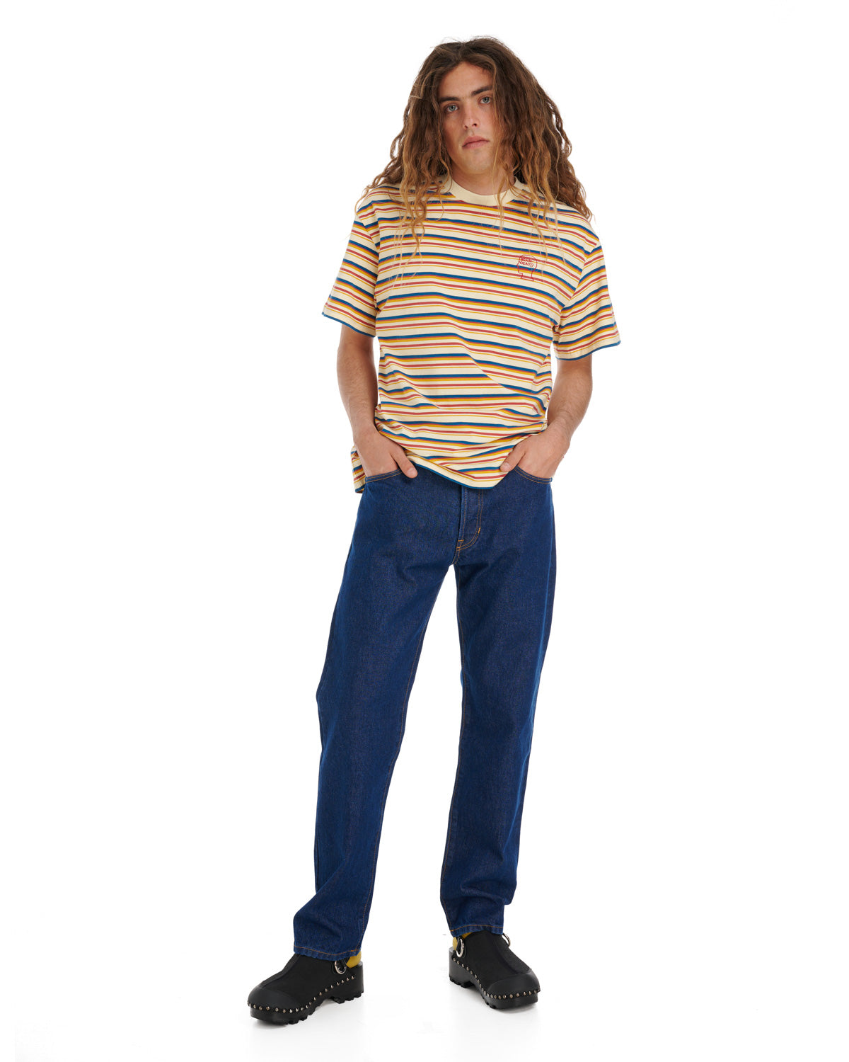 Off Planet Work Wear Straight Leg Denim - True Indigo