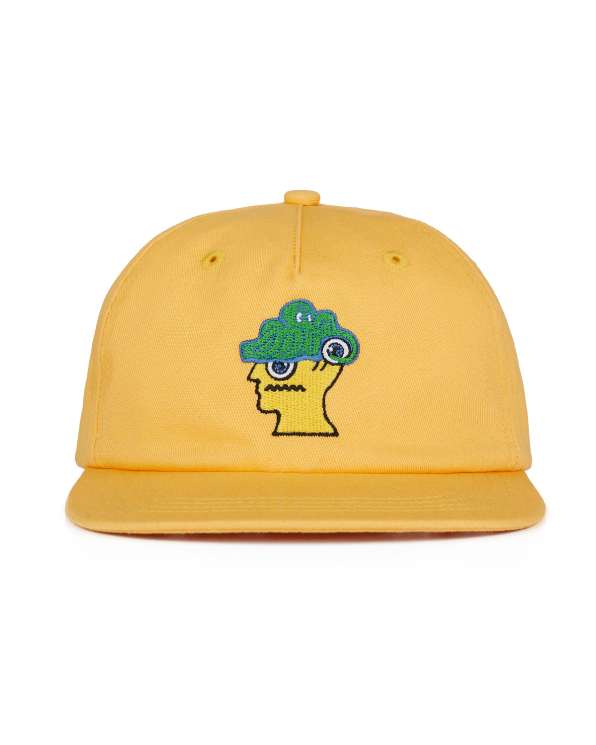 Overcast Kids 6 Panel Cap - Yellow