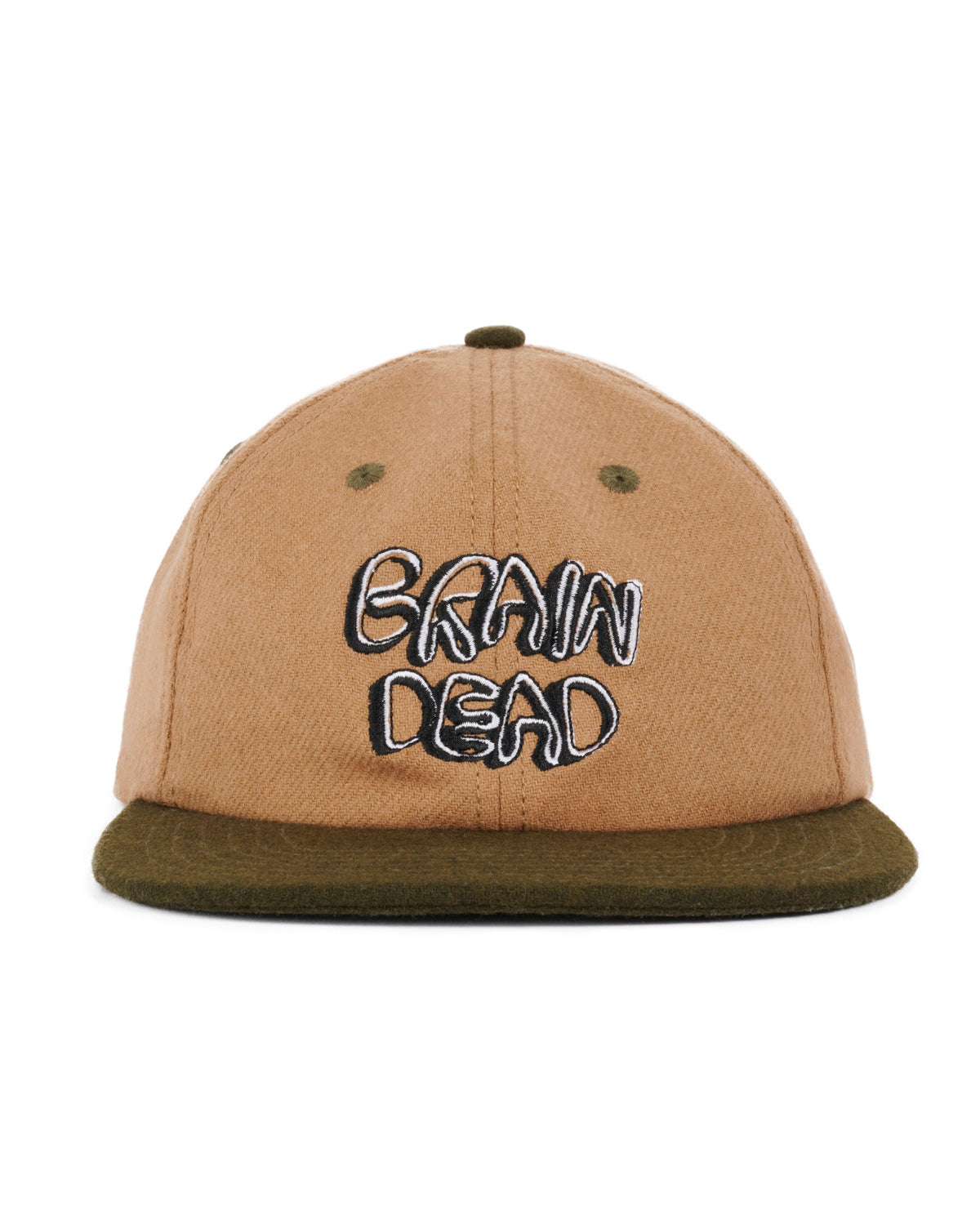 Plato Wool 6 Panel Cap  - Nutmeg