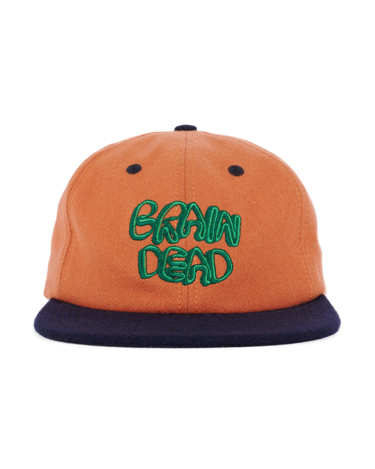 Plato Wool 6 Panel Cap  - Orange