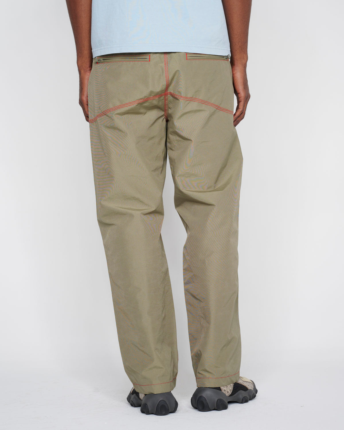 Triple Needle Bishop Pant - Grey Green