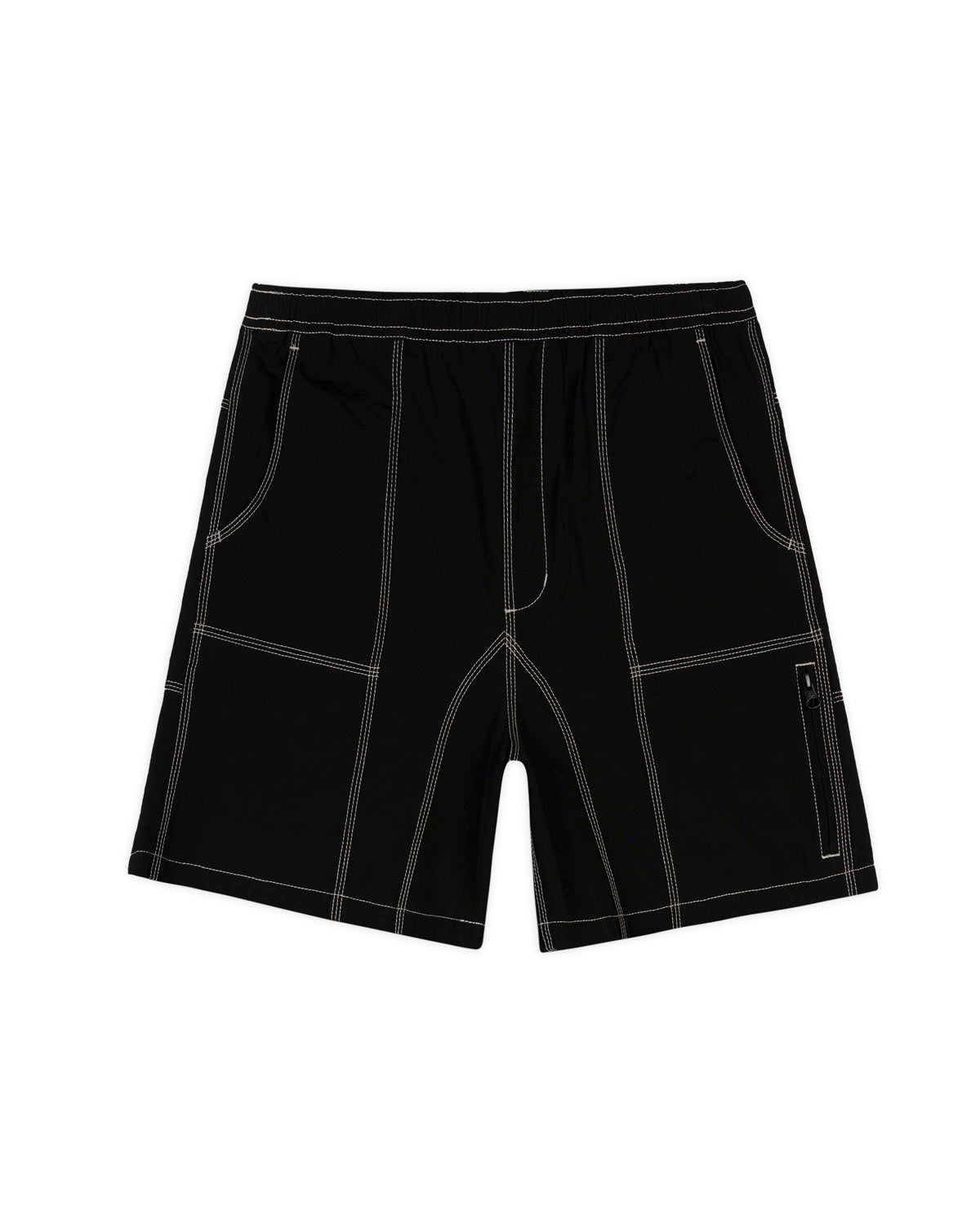 Triple Needle Bishop Short - Black