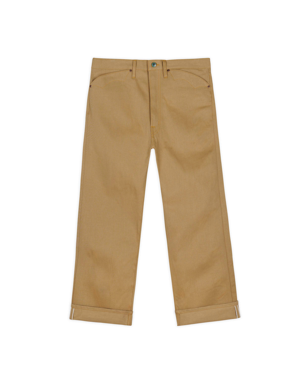 Type 00 13.5oz Selvedge Bull Denim - Tan