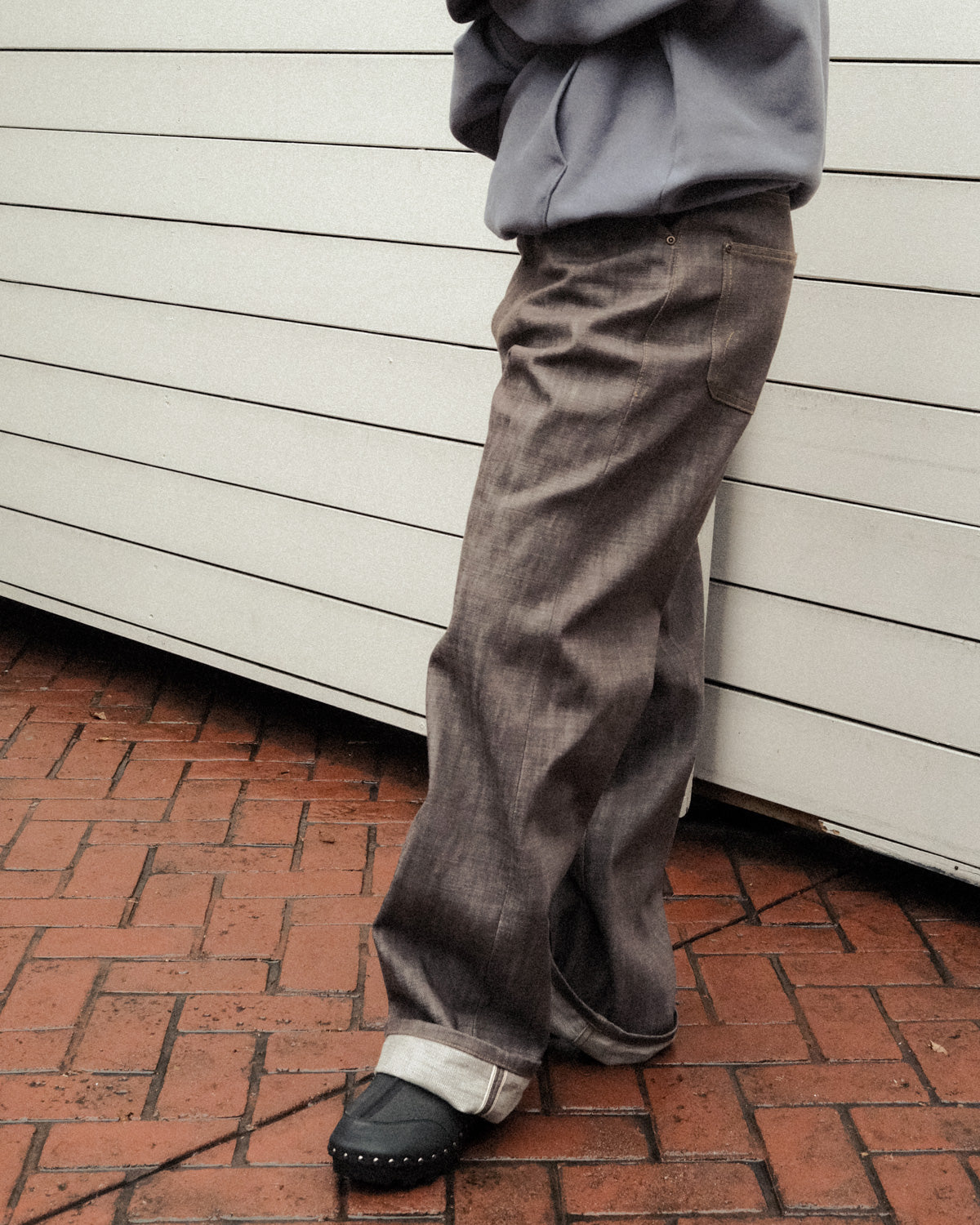 Type 00 14.5oz Selvedge Denim Pant - Brown