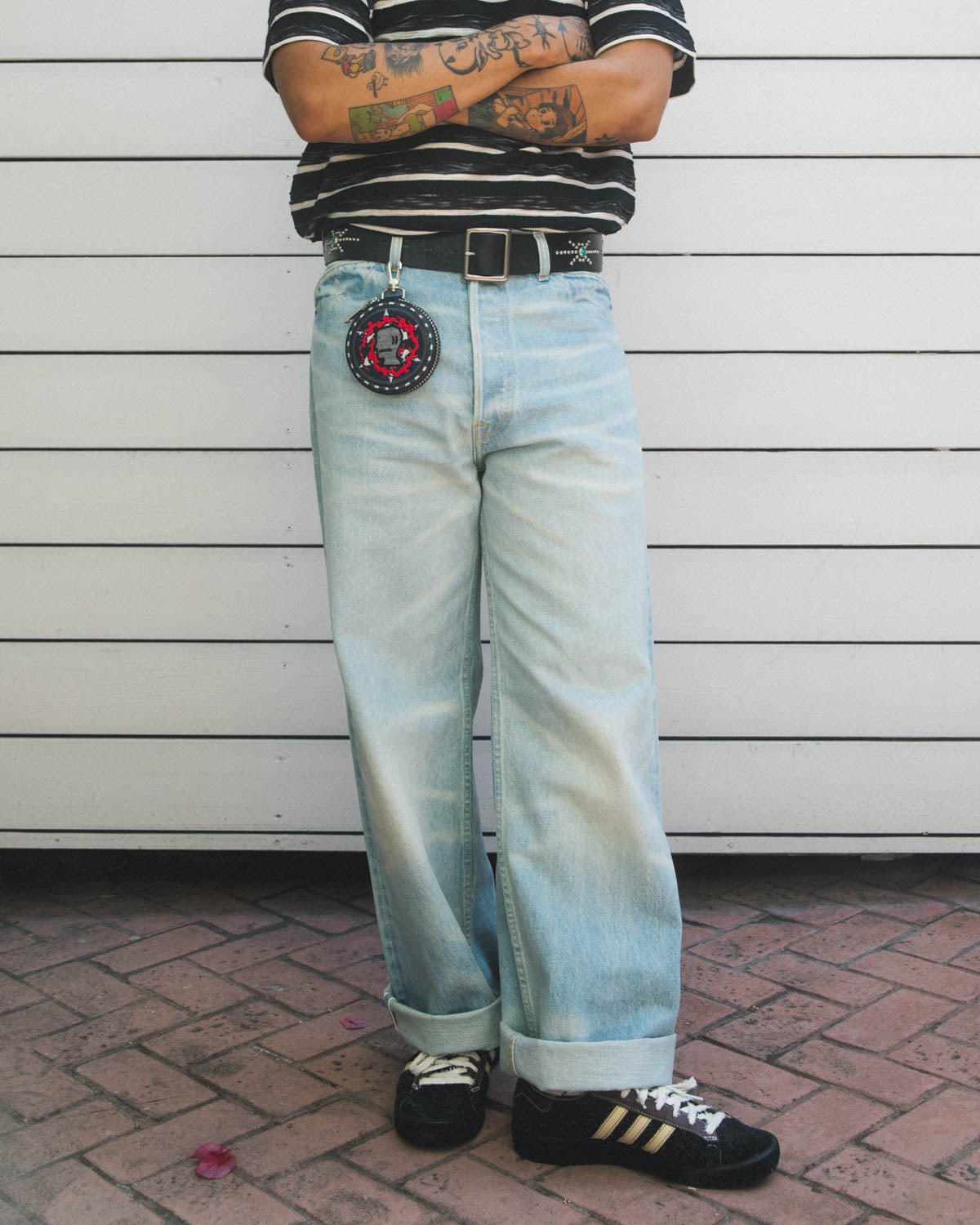 Type 00 15oz Selvedge Denim Pant - Light Washed Indigo