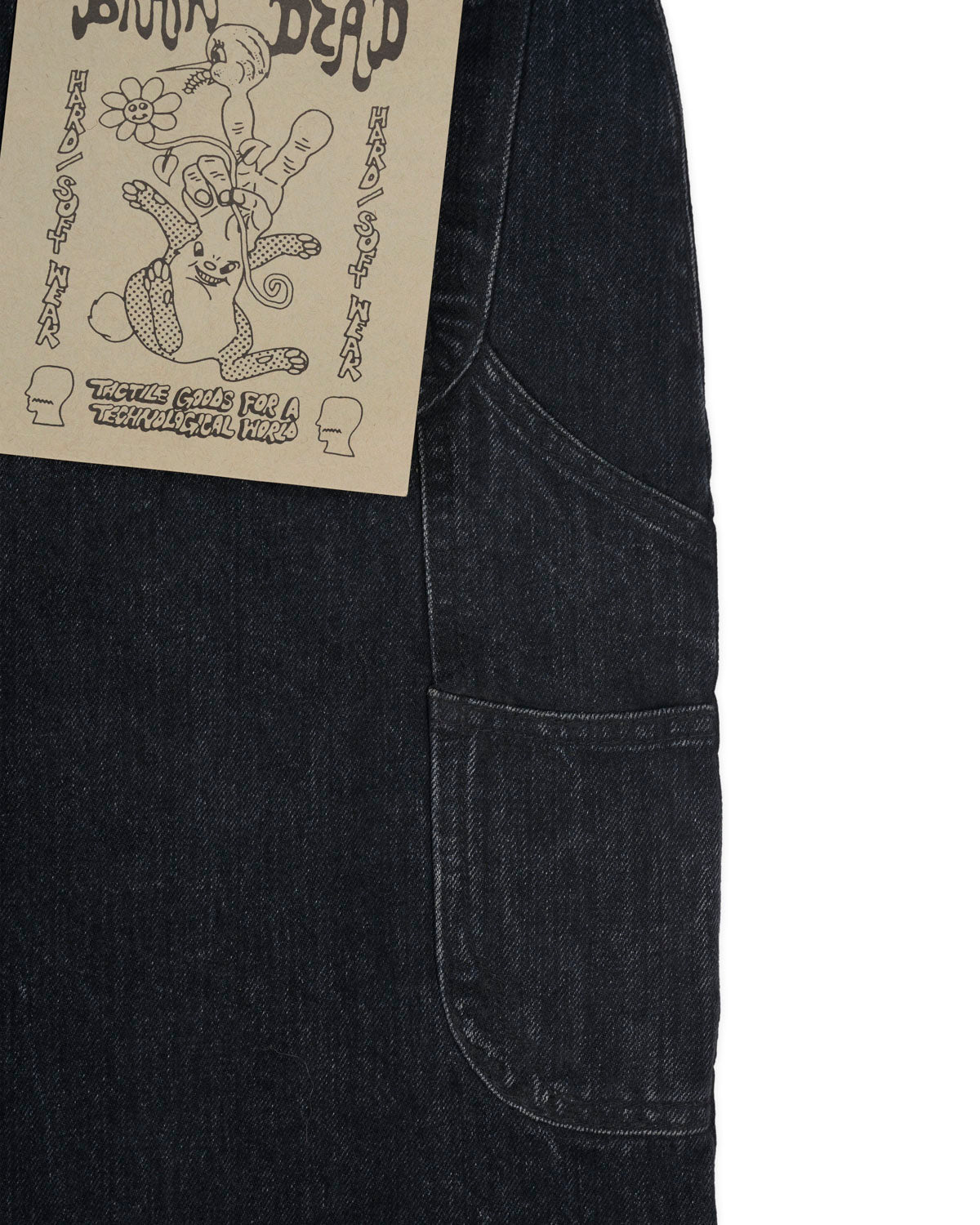 Type 02 13.2oz Selvedge Denim Pant - Washed Black