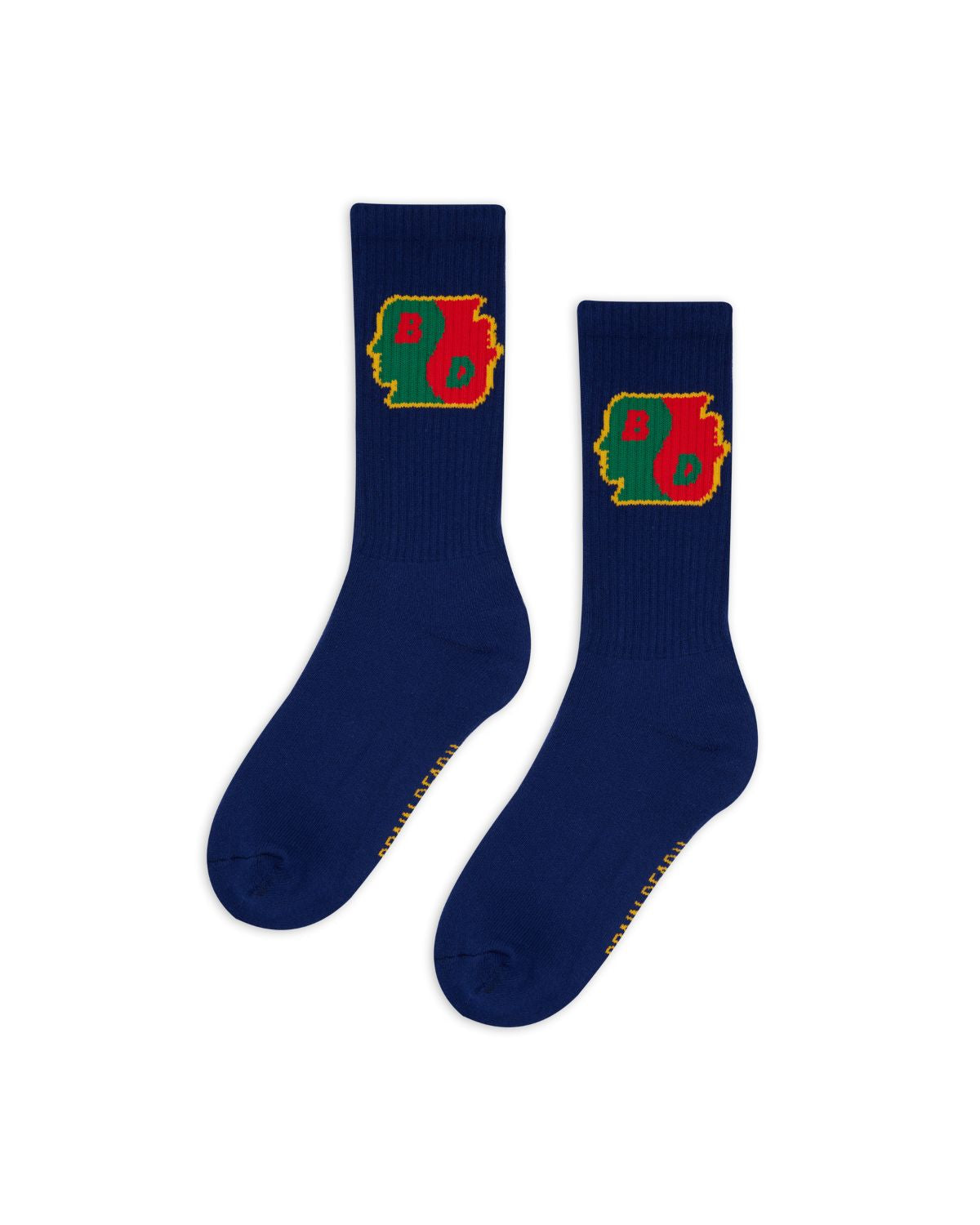 Yin Yang Sock - Navy