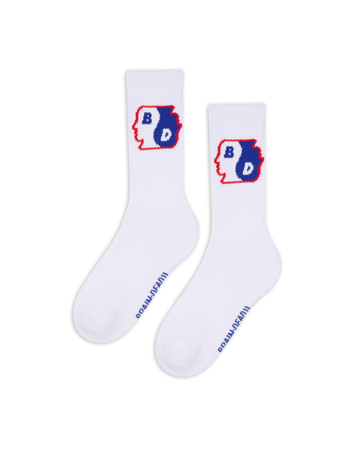 Yin Yang Sock - White