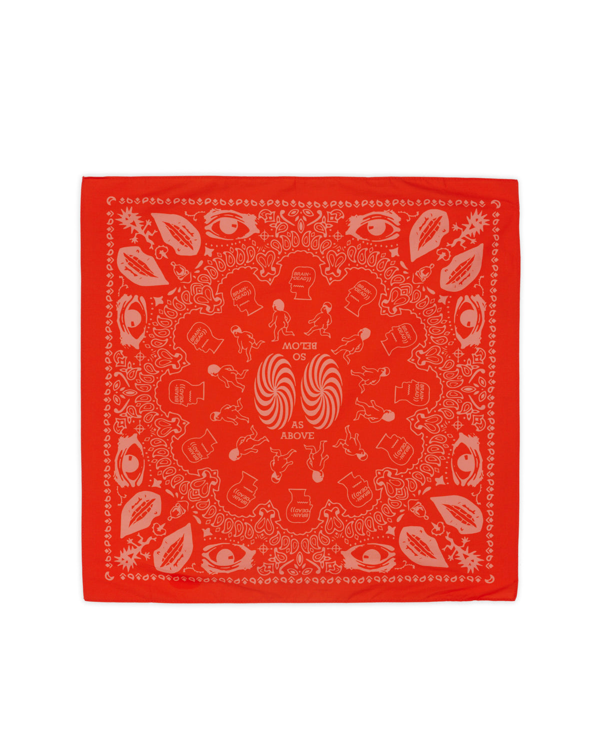 Logohead Paisley Bandana - Burgundy