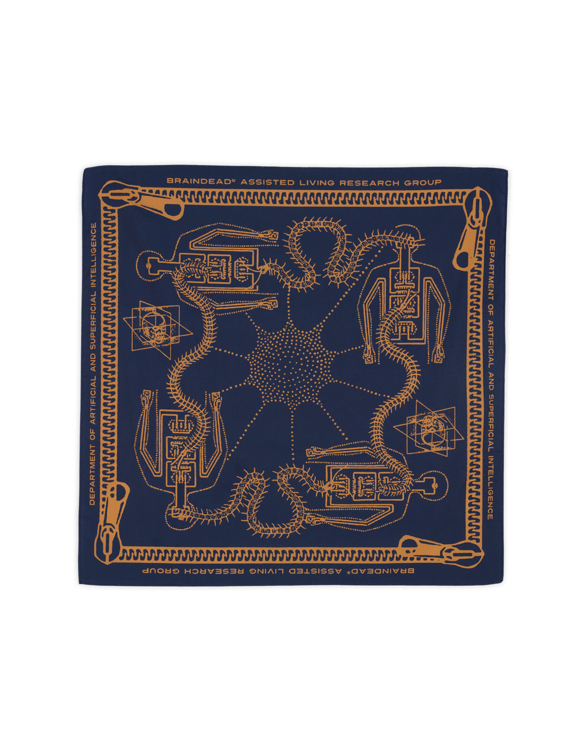 Zipper Bandana - Navy