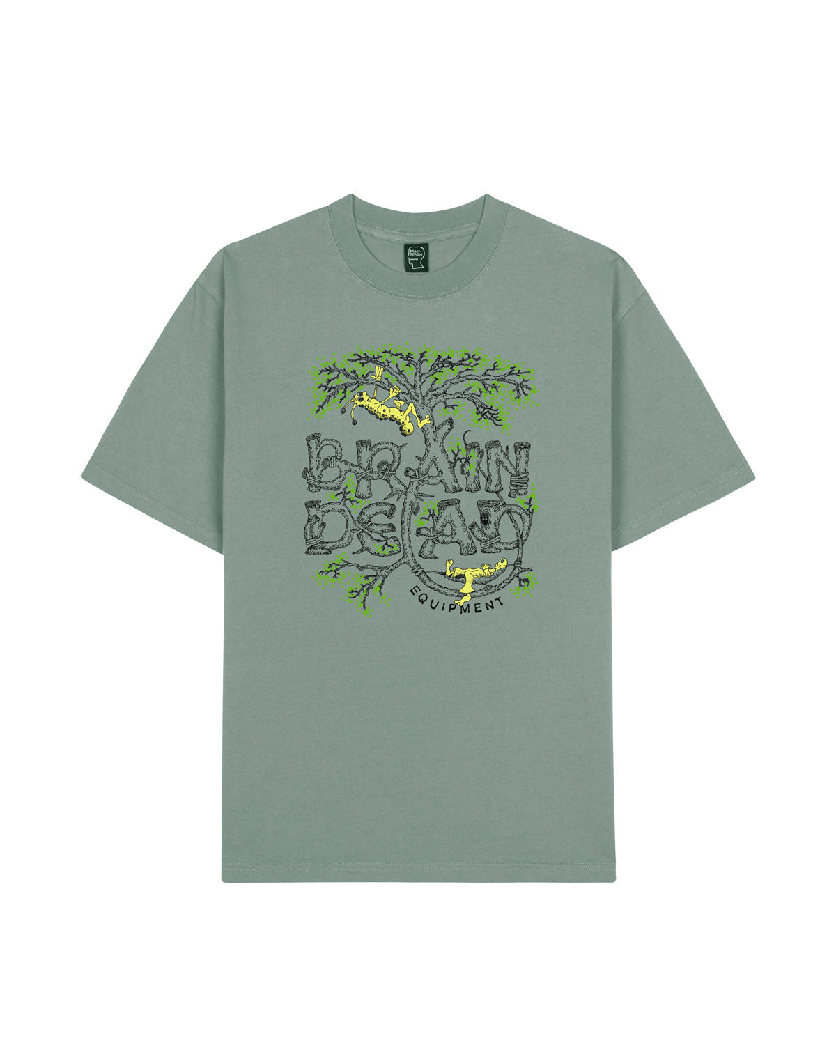 Brain Dead Equipment Treetops T-shirt - Seafoam