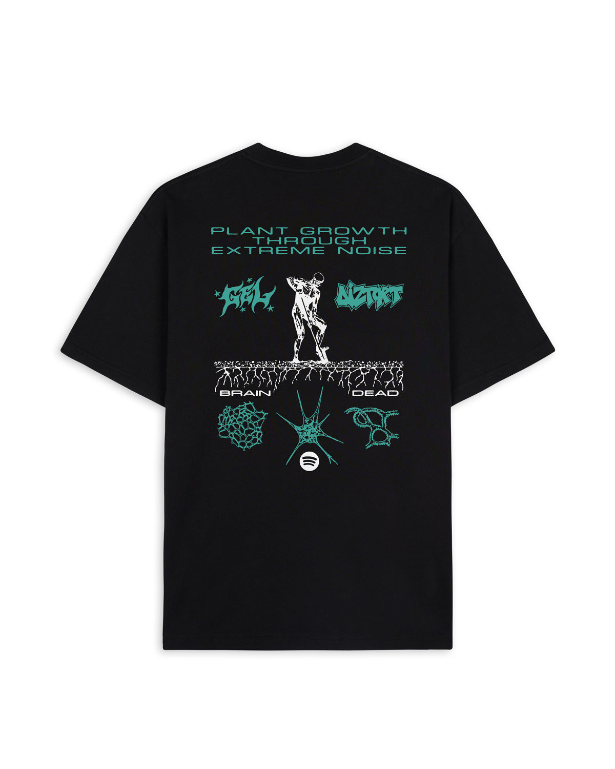 Brain Dead Plant Growth Extreme Noise Los Angeles T-shirt - Black