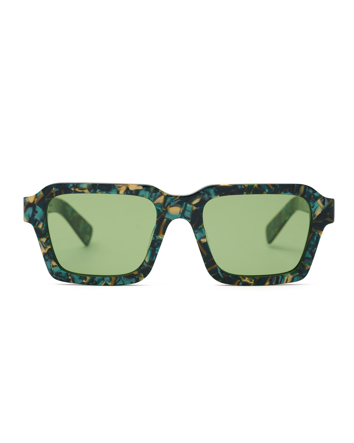 Staunton Post Modern Primitive Eye Protection - Green Granite/Green