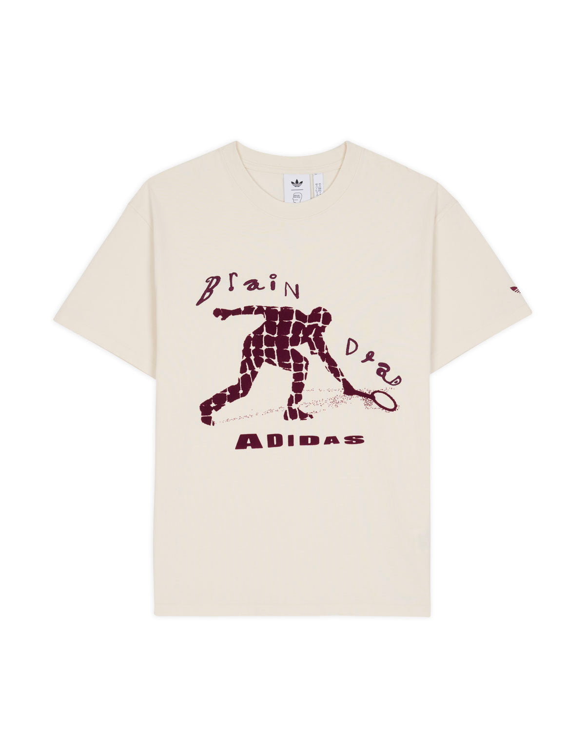 Brain Dead x Adidas Tennis T-shirt - Natural
