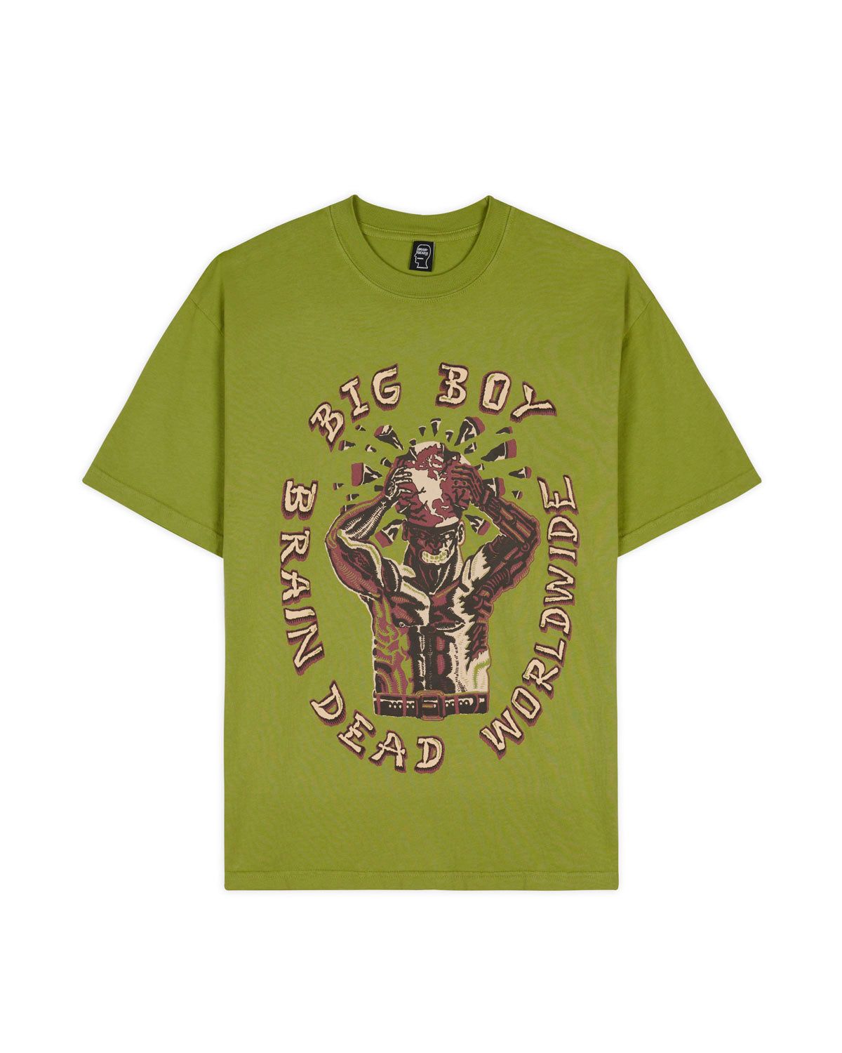 Brain Dead x Big Boy Sound and Fury T-shirt - Moss