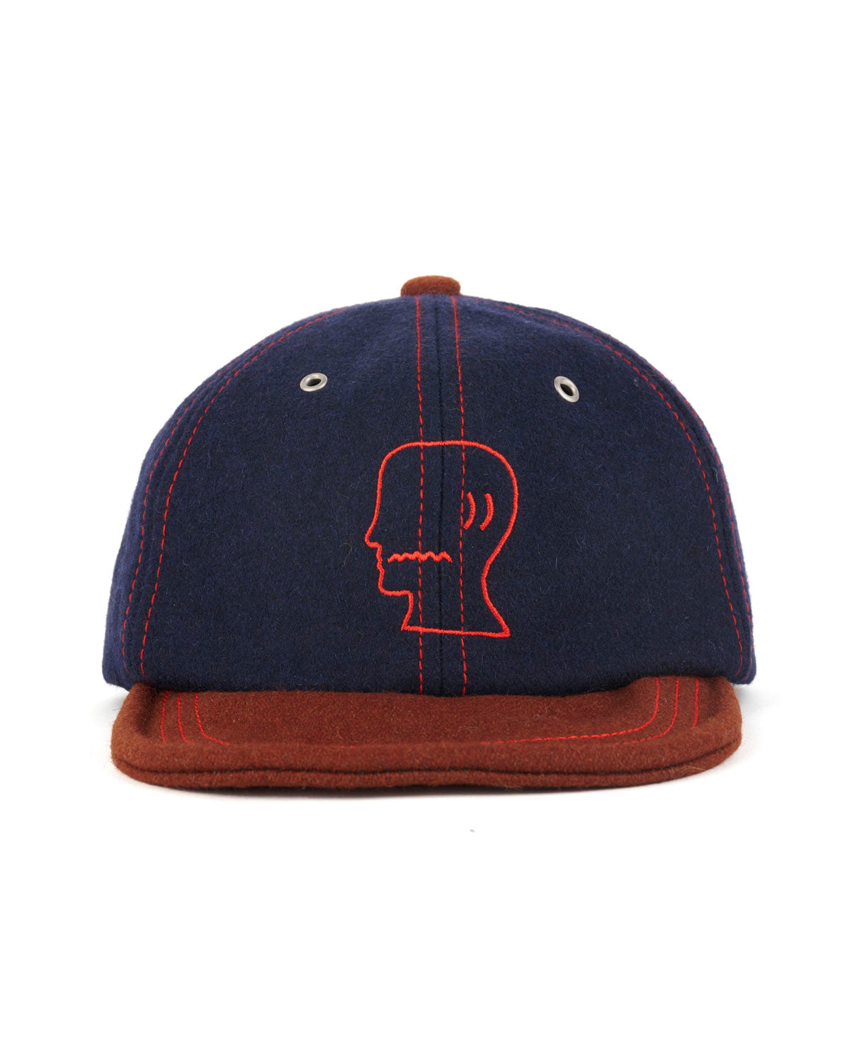 Flannel Wire Brim Hat - Navy
