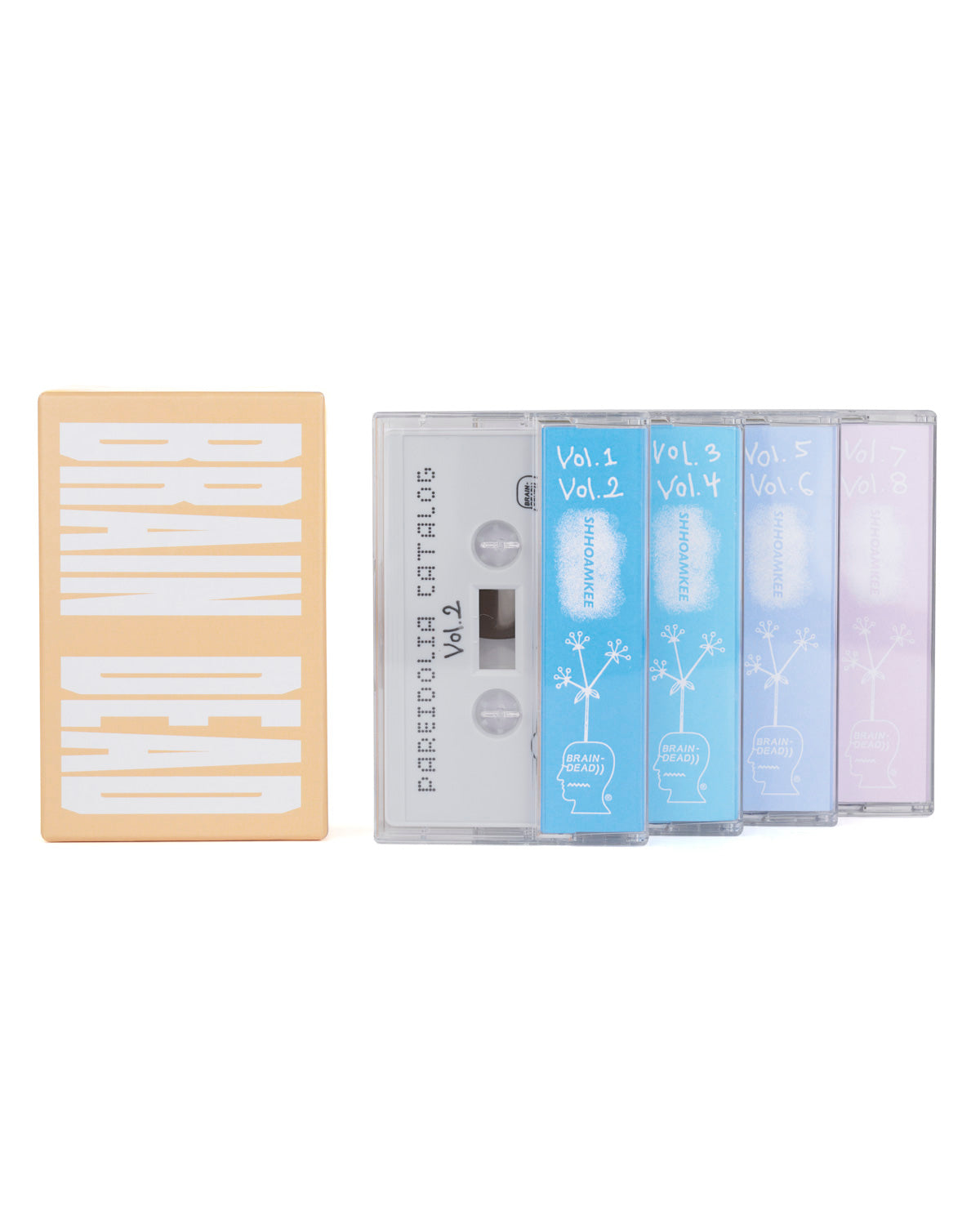 Brain Dead x Homeshake "Pareidolia Catalog" Cassette Box Set - Peach